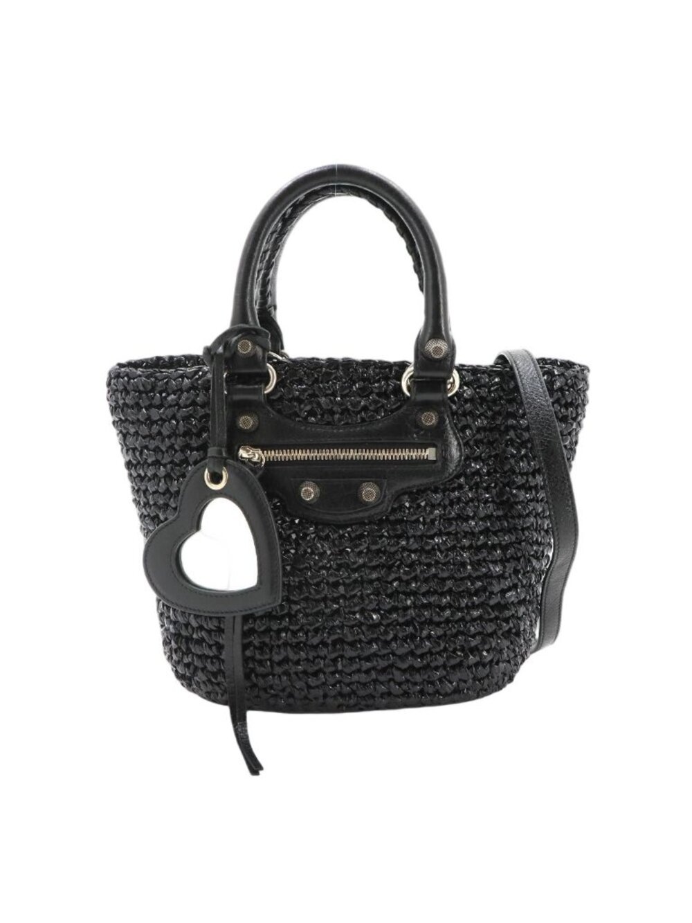 Balenciaga Le Cagole Panier Small 2-Way Basket Shoulder Bag Polypropylene